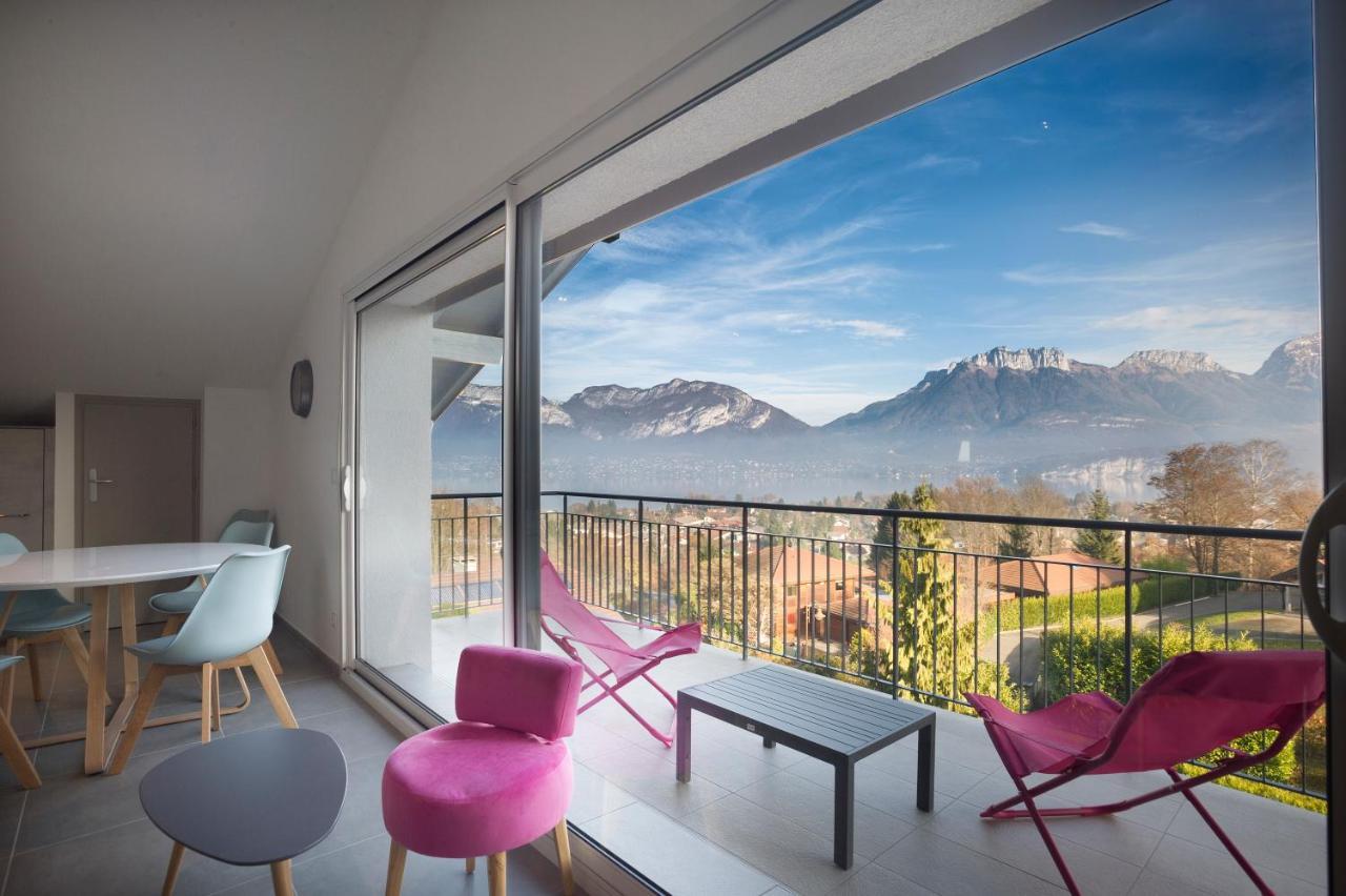 Appartement Mont Blanc - Vue Lac Sévrier Exterior foto